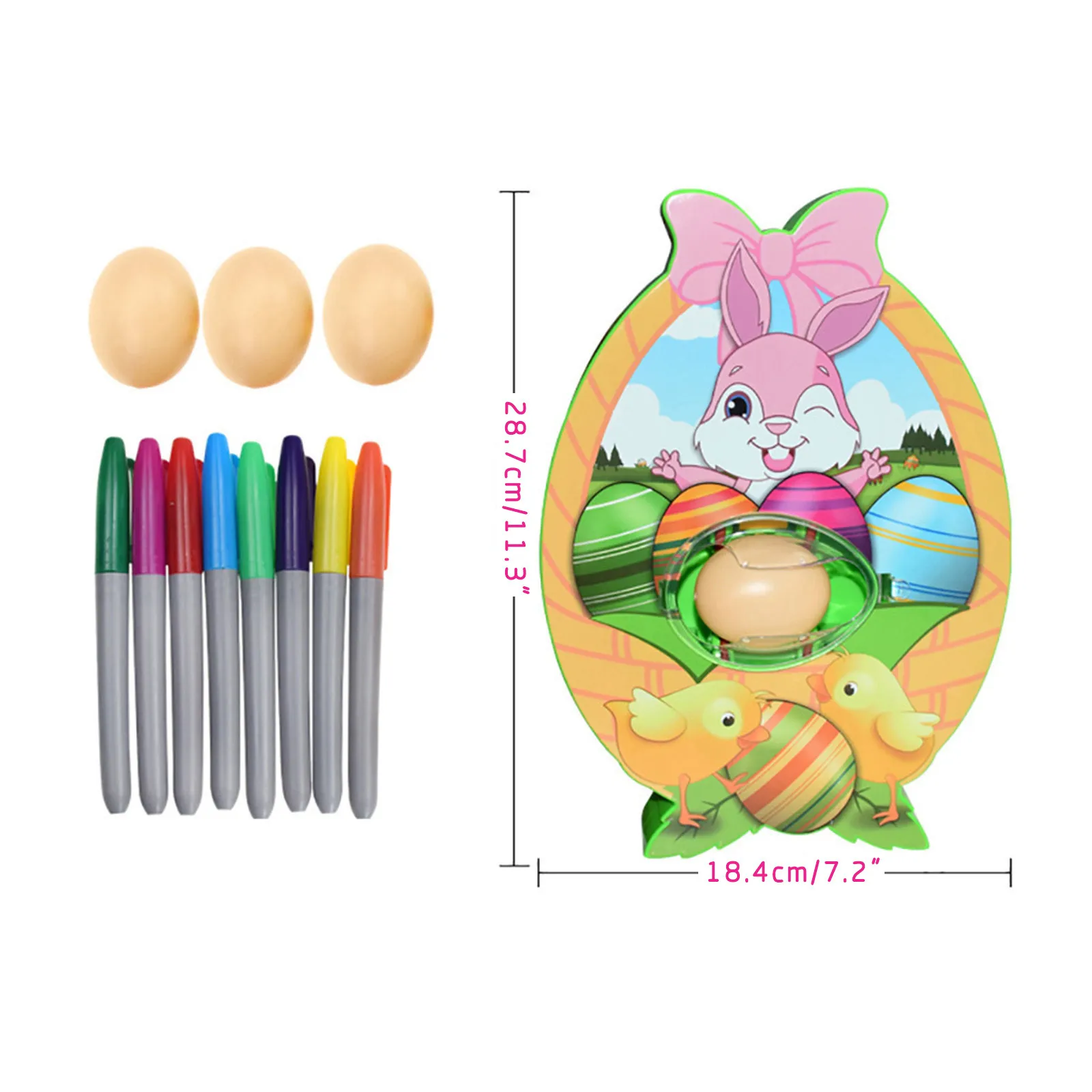 

Diy Electric Painting Set Colorful Rabbit/chick Egg Machine Children's Easter Eggs Educational Toy Preschool Puzzle Toys Tool