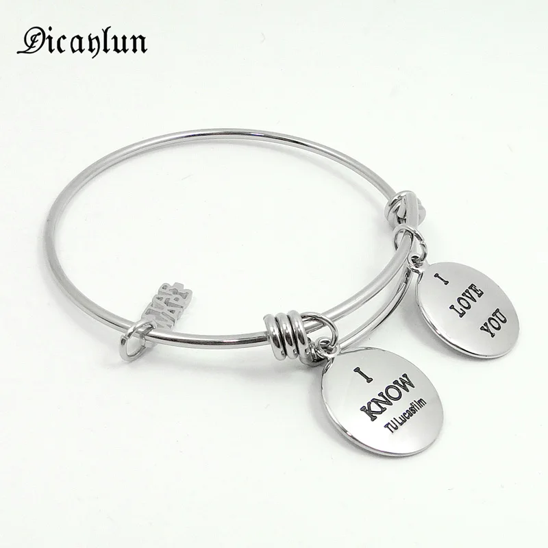 Браслет DICAYLUN из нержавеющей стали в стиле Звездных войн регулируемые модные