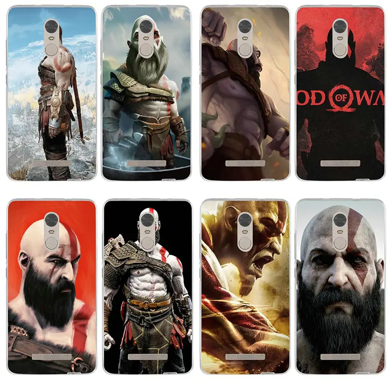 Мягкие чехлы для телефонов из ТПУ Kratos God Of War Seashell Sea Xiaomi Redmi Note 3 3S 4 4A 4X5 5A 6A 7 Y3 Go Pro Plus |