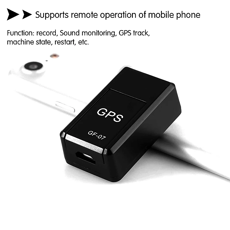 GF07 мини GPS трекер для домашних животных с защитой от потери запись голосовое