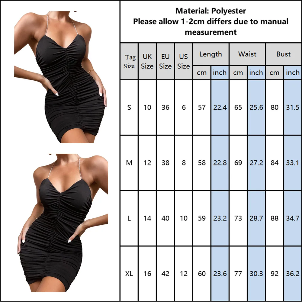 

Dresses for Women 2021 Party Fashion Elegant Summer Black Dress Slimming V-Neck Sleeveless Spaghetti Strap Dresses Female D30