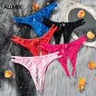 ALLMIX женское сексуальное нижнее белье, мягкие трусики с открытой промежностью, стринги, экзотическое нижнее белье, женское кружевное Прозрачное нижнее белье с открытой промежностью, стринги, нижнее белье