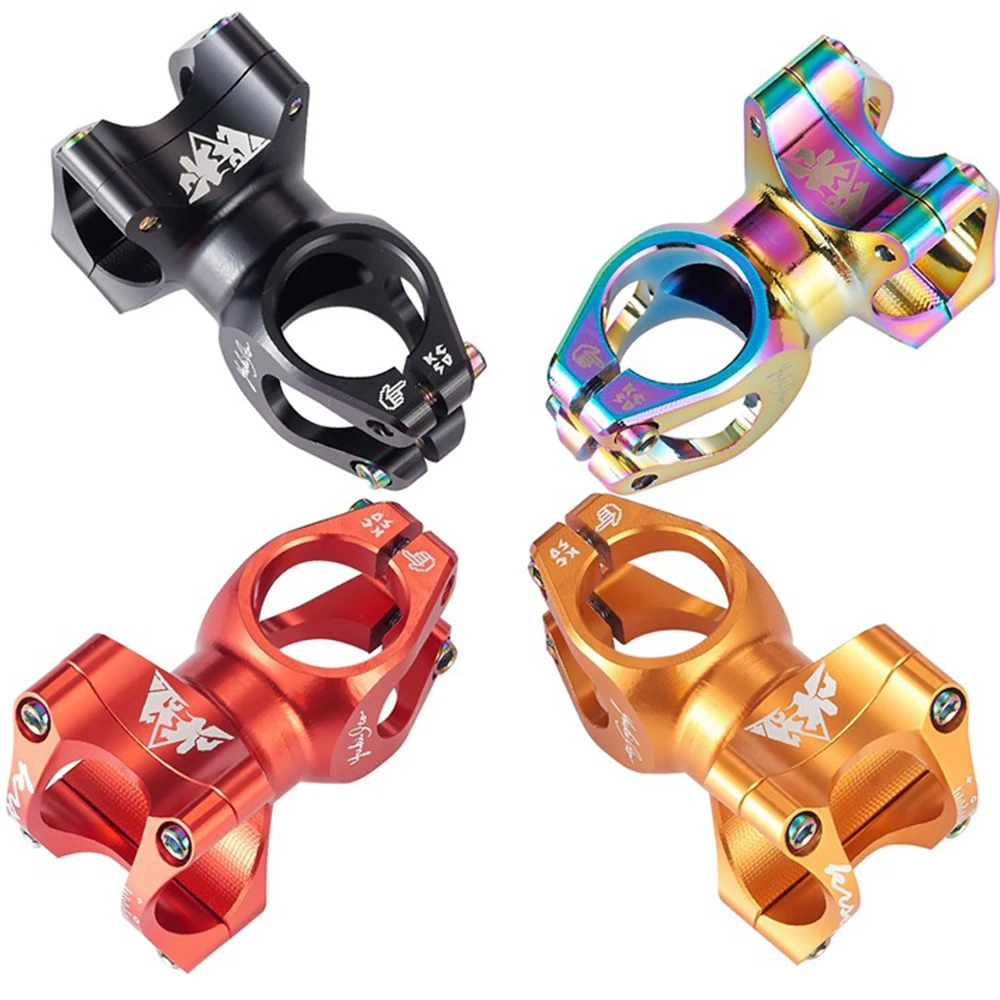 

Aluminum Alloy CNC Bicycle Front Fork Stem Road Bike Hollow Downhill Stem Stem New Mountain Bike Short Stem 31.8*50MM