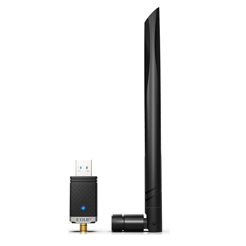 EDUP 1300 Мбит/с RTL8812BU 2 4 ГГц/Wi Fi 5 ГГц Dual Band Беспроводной USB адаптер Wi с 5DBi сильный