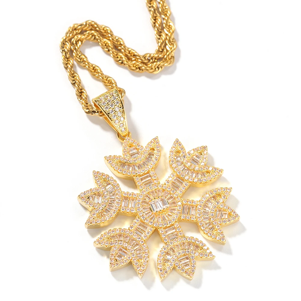 Gold Шикарный Король на заказ снег Чешуйчатое ожерелье хип-хоп полный Iced Out кубического циркония Золото Серебро CZ камень - Окраска металла: Gold