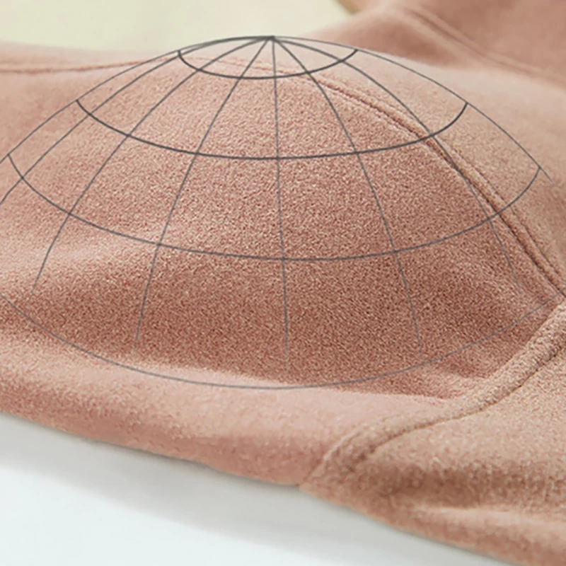 2021 Seamless Heating Velvet Thermal Underwear Women V-neck Plus velvet Thick Wormwood Fiber Belt Warm Belly Latex Pad Cup Vest