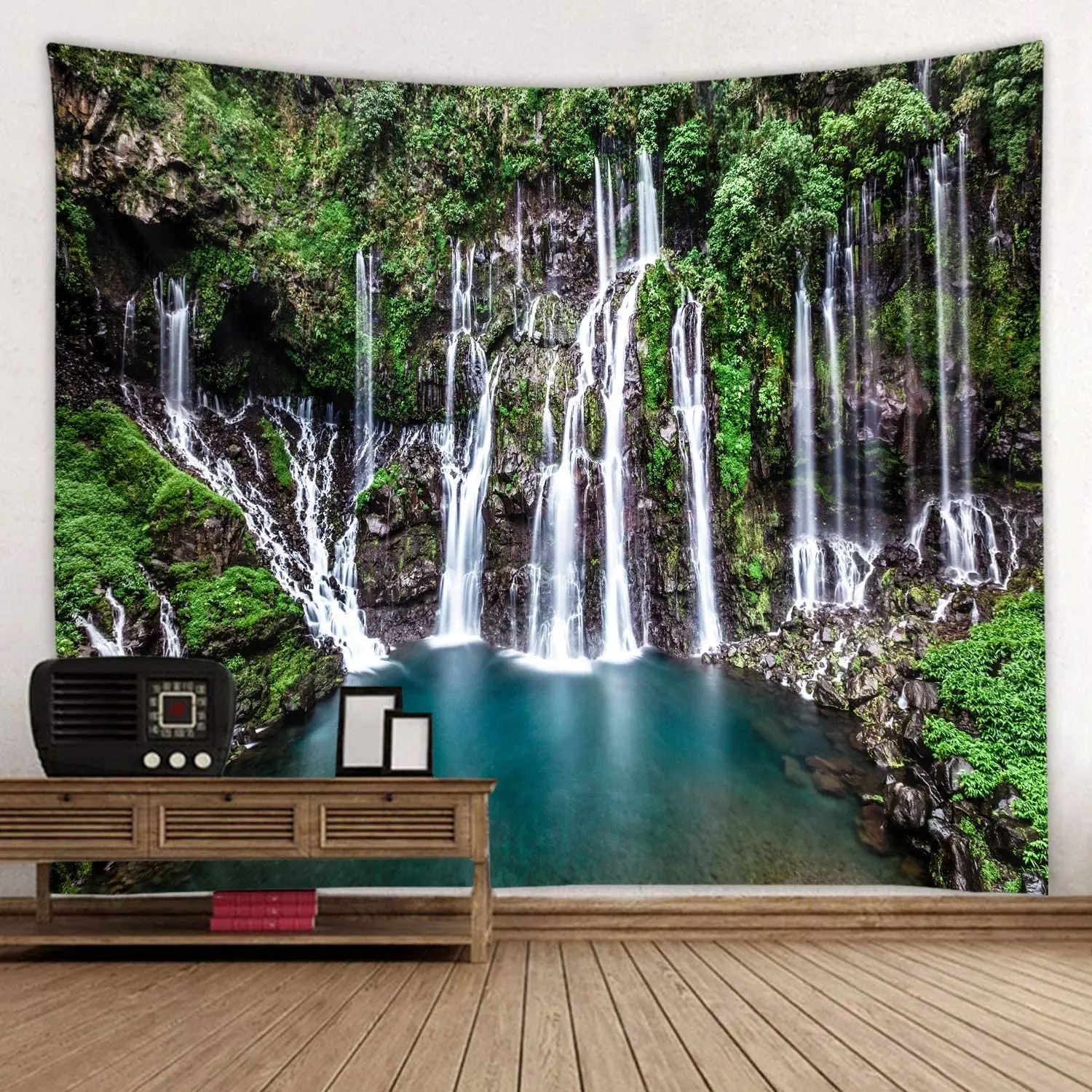 

Декоративное одеяло с высокой горной водой, гобелен, настенное художественное украшение, подвеска для гостиной и спальни, праздник