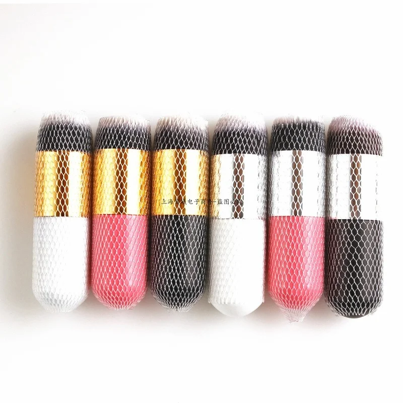 Профессиональная Кисть Chubby Pier для основы 6 цветов макияжа кисти с плоским кремом