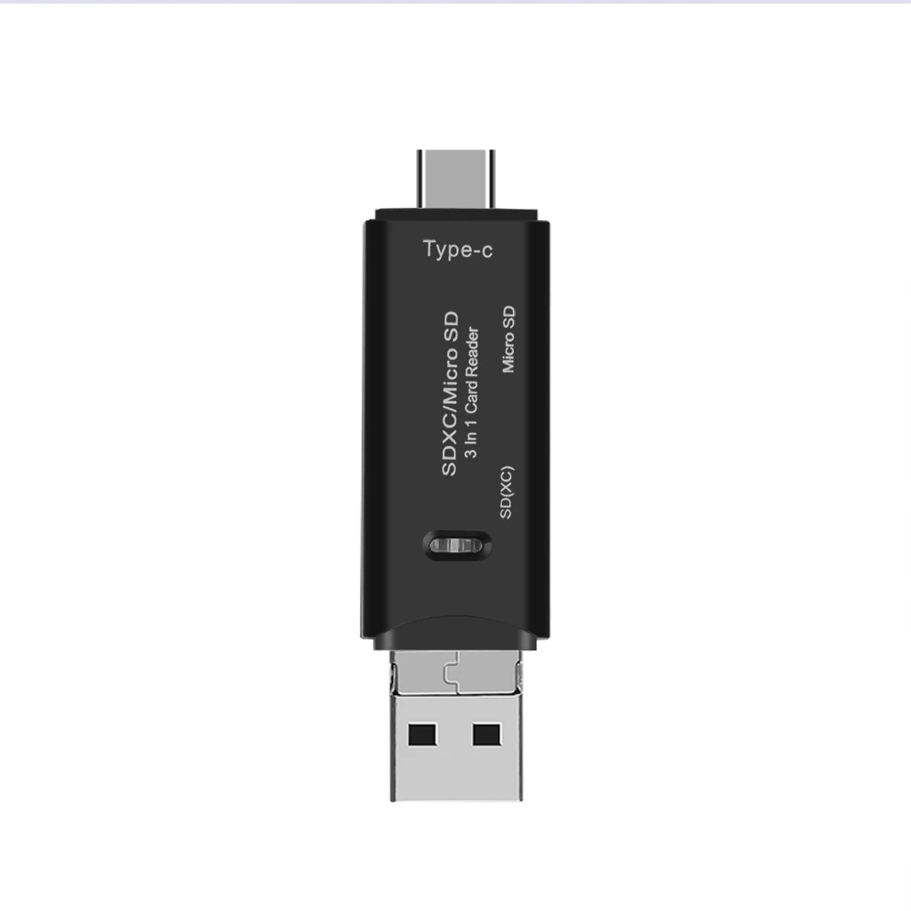 Kebidumei Мульти в 1 Высокоскоростной USB 3,0 тип-c кардридер Micro USB type C OTG флэш-накопитель адаптер TF кард-ридер