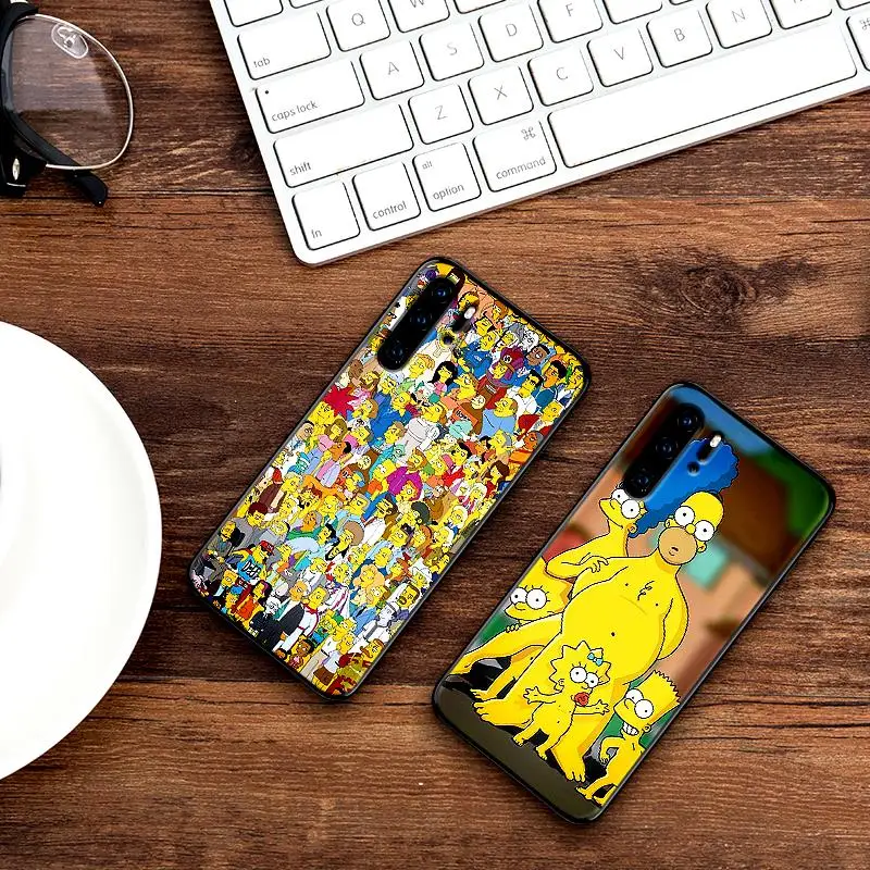Очаровательные Симпсоны для huawei P8 P9 Mini P10 P20 2019 P30 LITE P Smart Z 2018 Pro Мягкий силиконовый