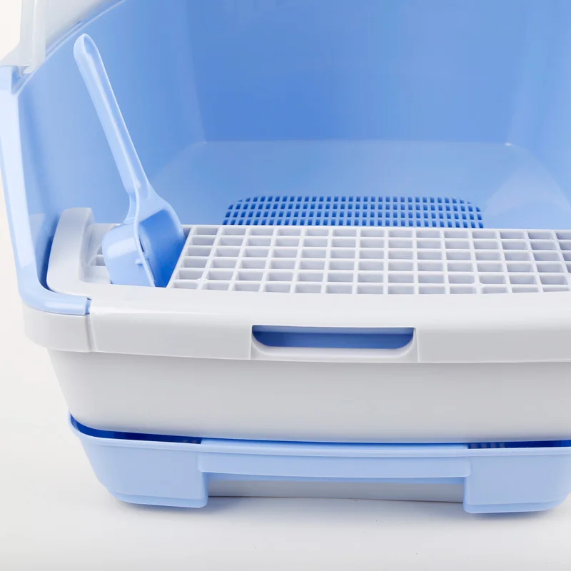 Горшок с песочным наполнителем для кошек полностью герметичный очень большой