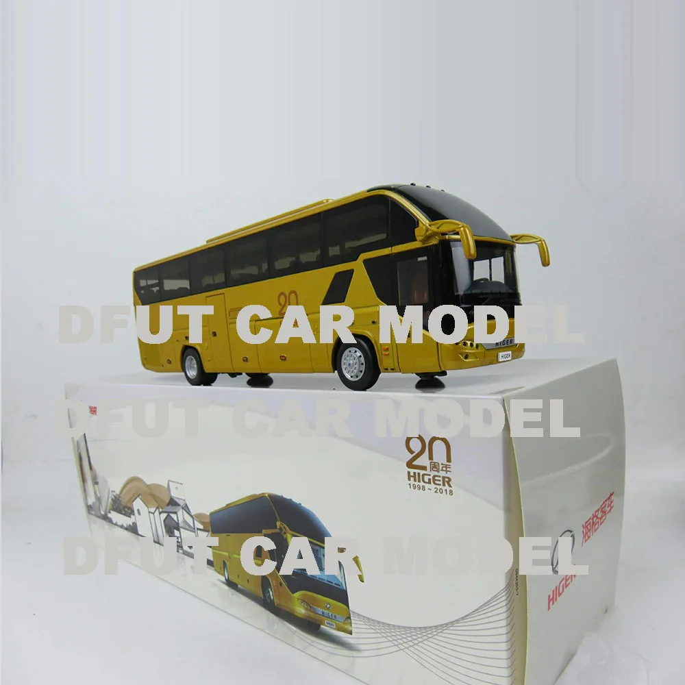 Литая 1:43 модель игрушечного автобуса HIGER из сплава оригинальная Авторизованная
