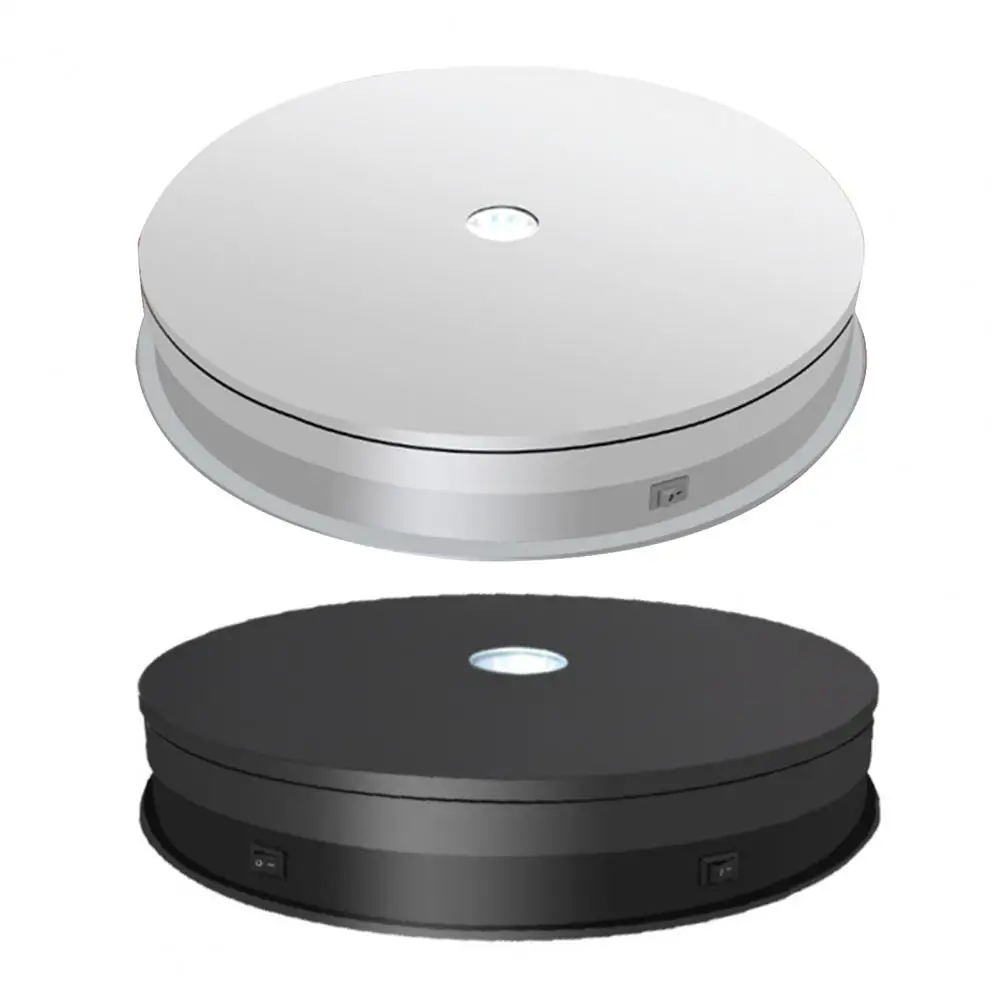 

Hot Sales Jewelry Turntable Multi-angle Cycle Display Stable Rotation ABS Display Stand Turntable for Home