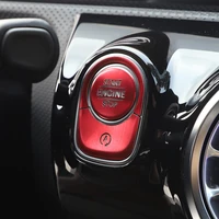 car a key to start buttons sticker trim for mercedes benz a class a180 200 2019 lgnition switch button decoration decals