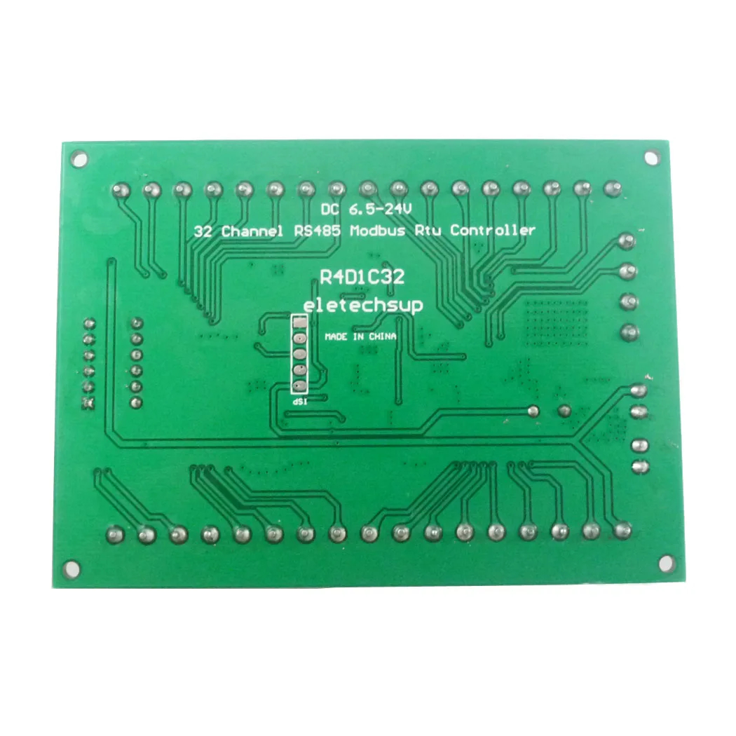 DC 12 В 24 32-канальный DIN35 C45 рельсовый ящик RS485 Modbus RTU ULN2803A транзистор Дарлингтона