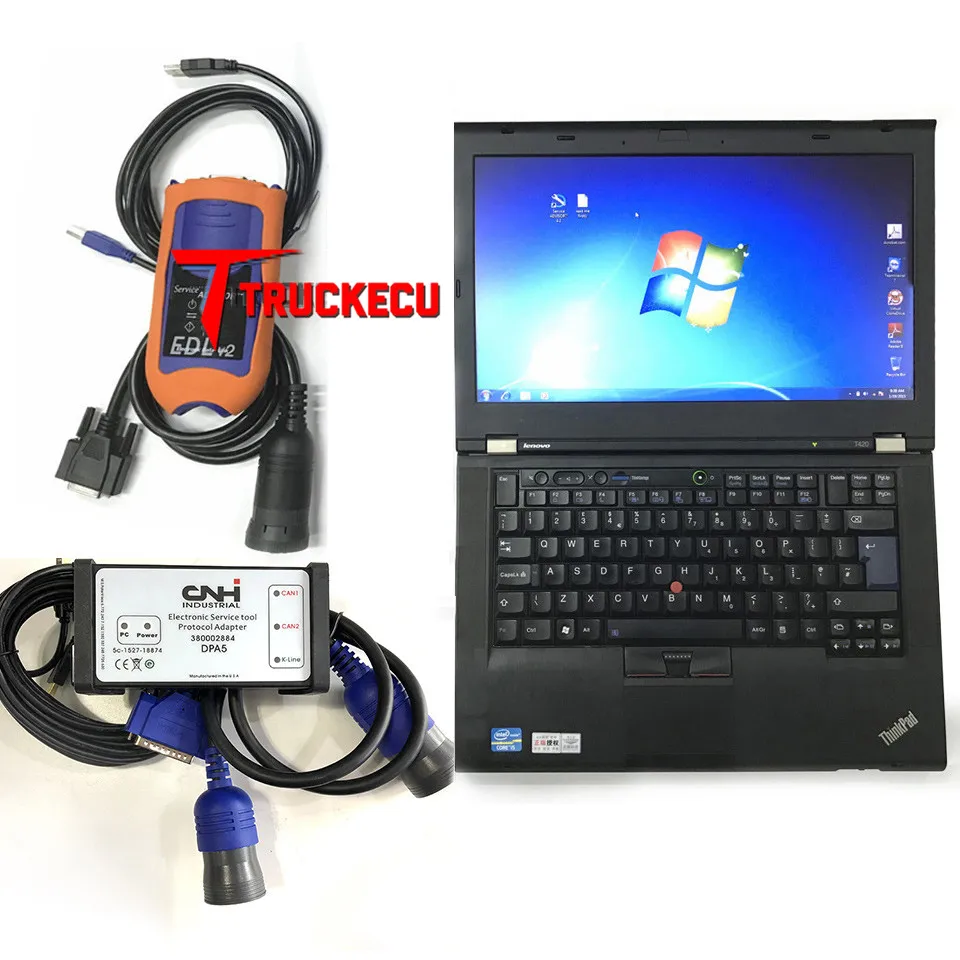 Сервисный консультант JD EDL V2 диагностический комплект AG CF + CNH EST new Голландии чехол