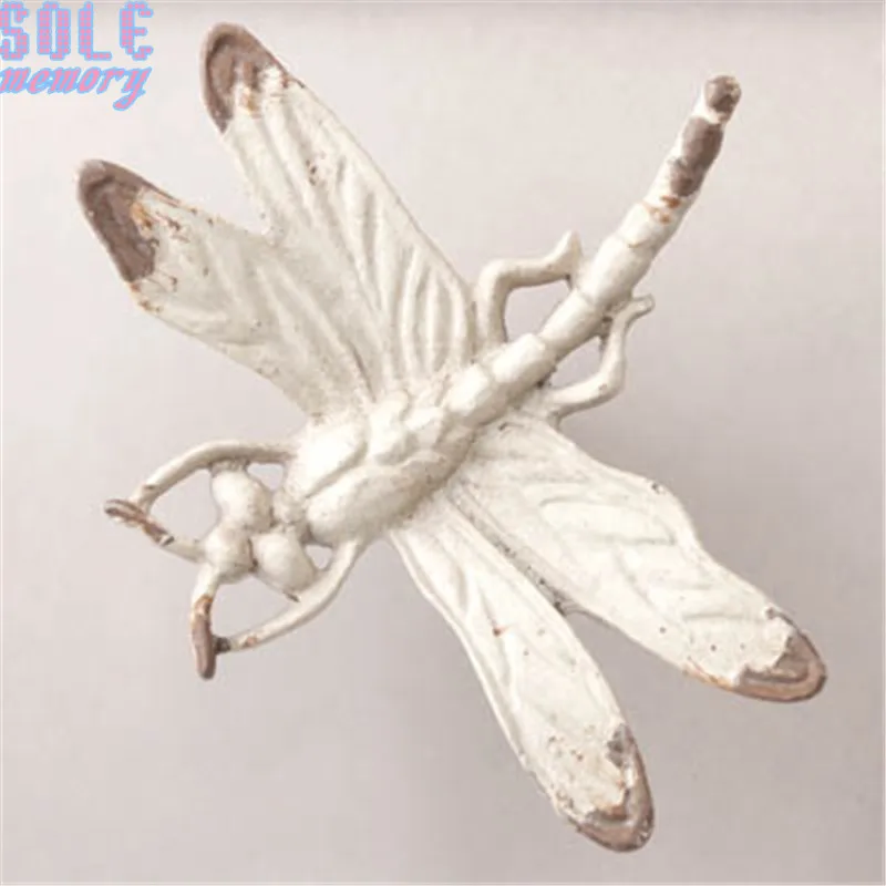 Сплав стрекоза дверная ручка шкаф выдвижной кухонный ручки детская комната