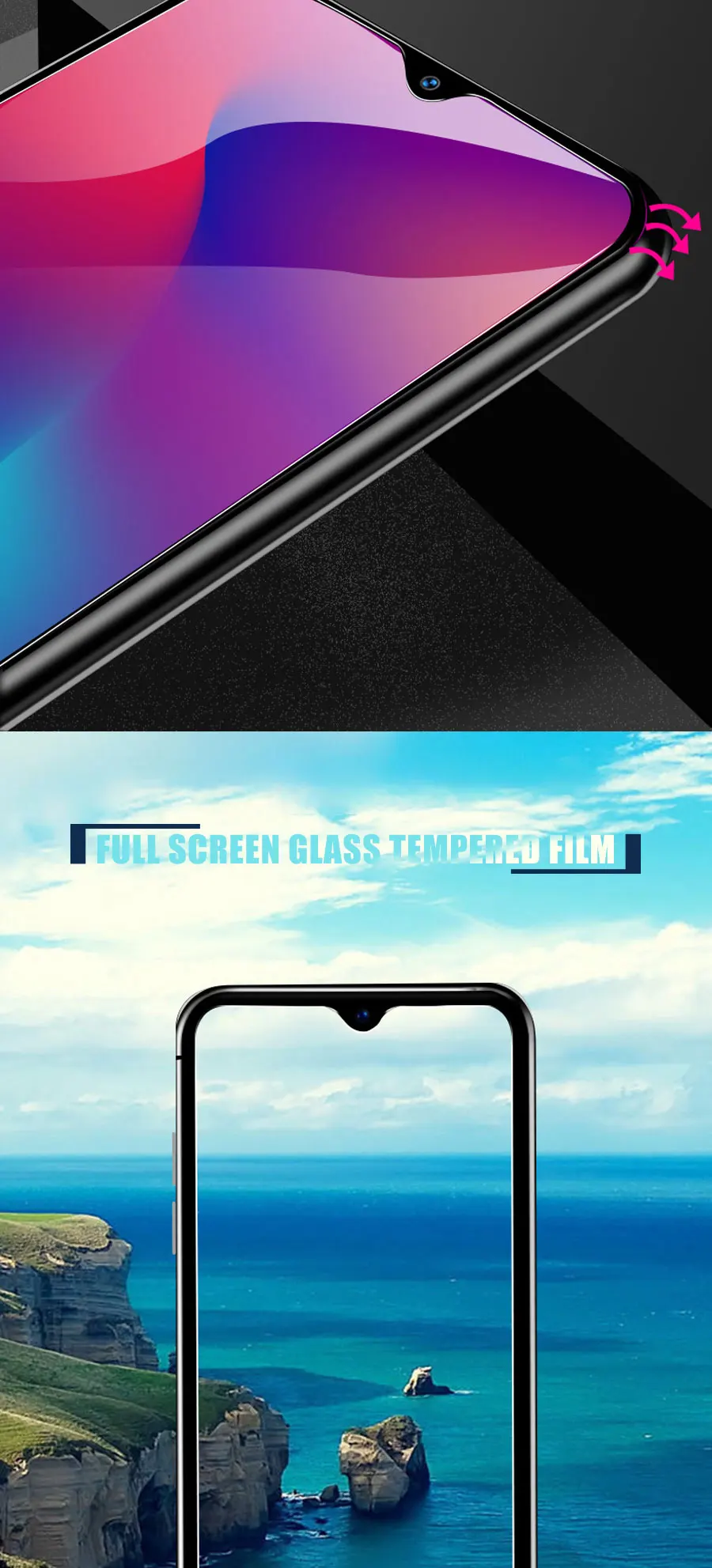 9D закаленное Стекло для samsung Galaxy A10 A20 A30 A40 A50 A60 A70 A80 A90 Экран протектор для M10 M20 M30 M40 защитная пленка