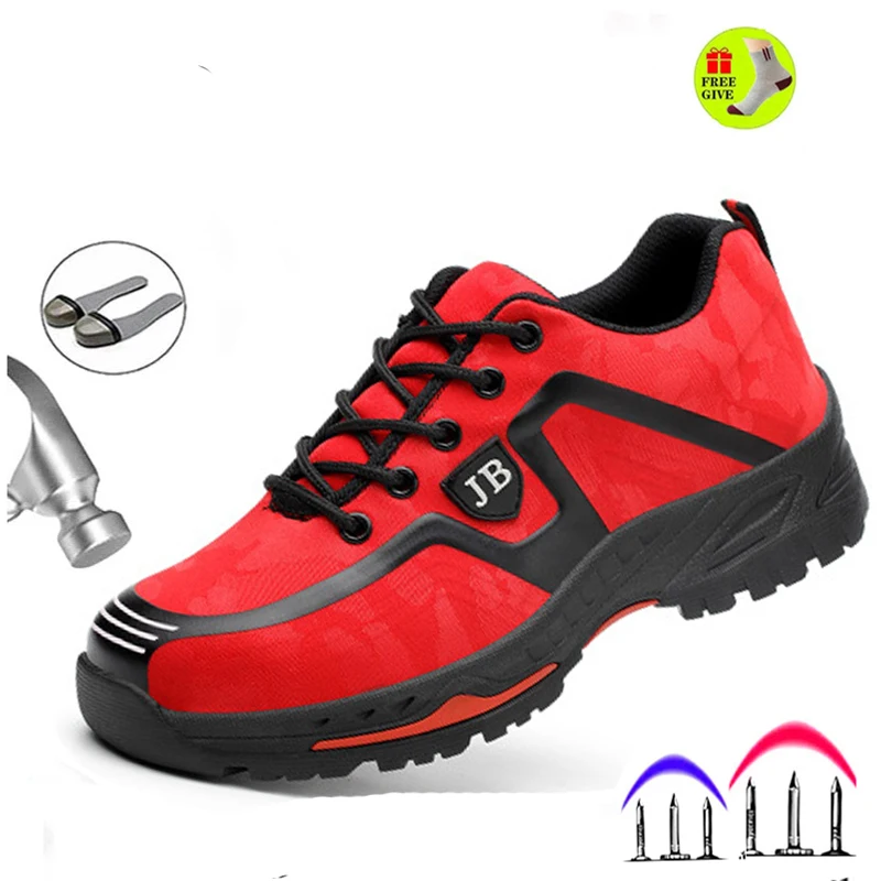 Воздухопроницаемый дезодорант мужской светильник Рабочая обувь со стальным