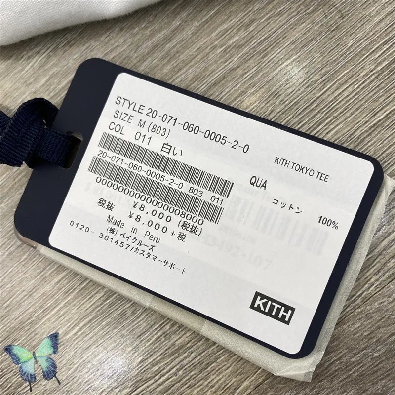 

Oversized Kith T-shirt Tokyo Shibuya Limited Men Women 1:1 Top Quality Street View Printed T Shirts Kith Tops