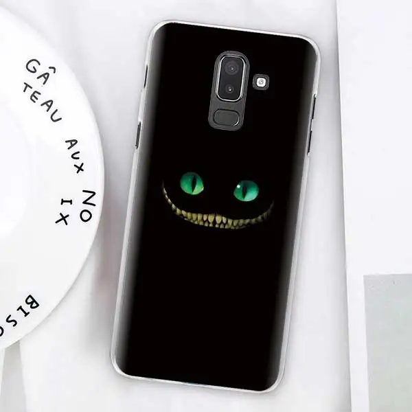 03 Чехлы Alice in Wonderland Cat для samsung Galaxy J4 Plus J6 Plus J8 J3 J5 J7 J5 Prime, Жесткий Чехол - Цвет: 03
