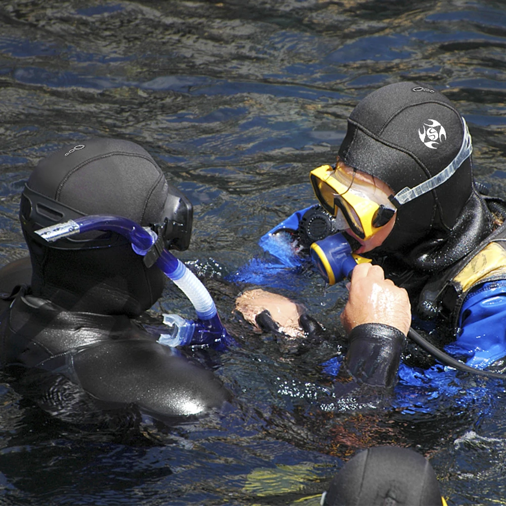 

3 мм термальный неопреновый капюшон для подводного плавания шапка теплая шапка для подводного плавания гидрокостюм для водных видов спорта...