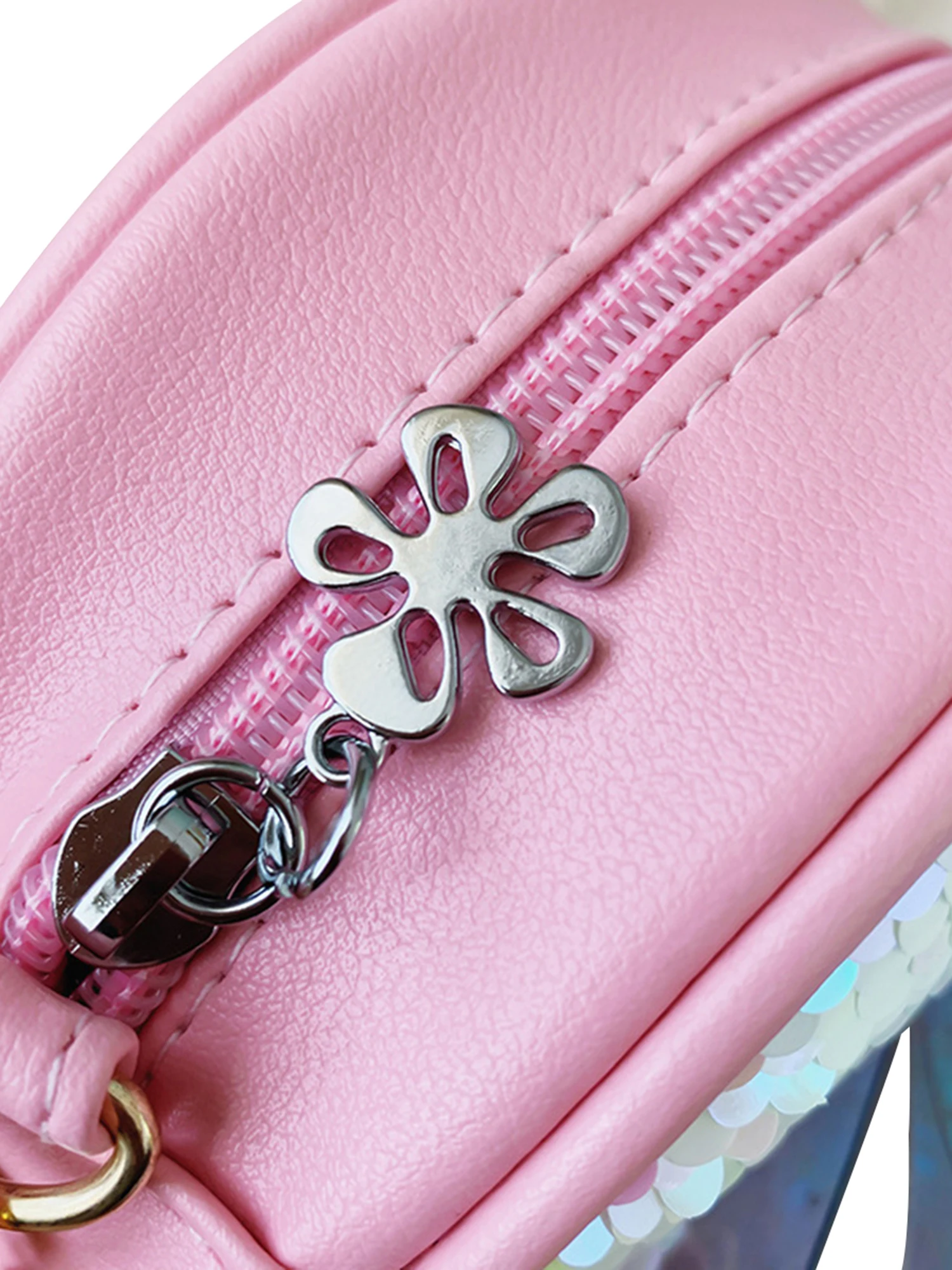 Детская сумка через плечо маленькая модная многофункциональная с блестками для