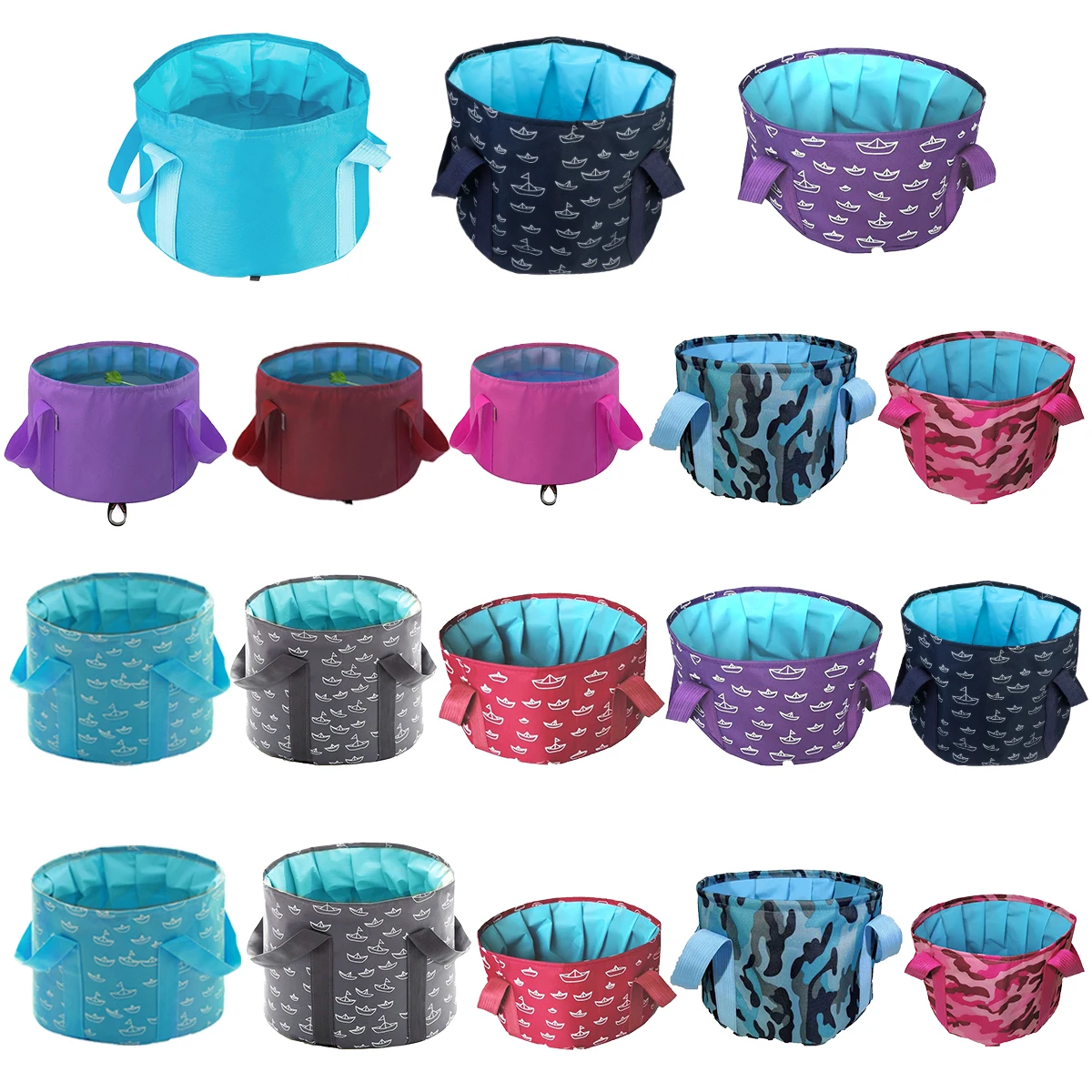 Складная раковина для путешествий кемпинга рыбалки хранилище ведро спа ванна