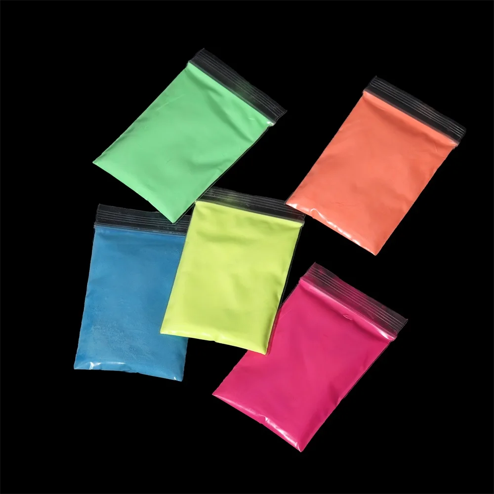 10 г/пакет люминесцентный порошок люминофорный пигмент долговечный светящийся в