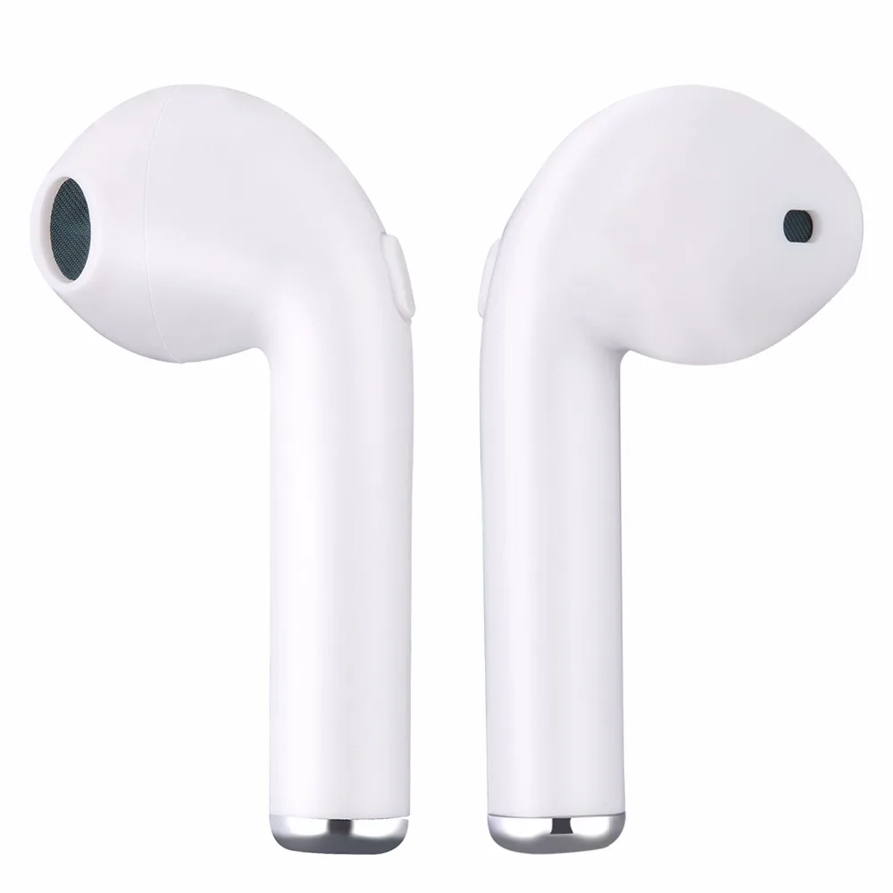 I7 i7s наушники вкладыши Bluetooth TWS Binau беспроводные гарнитура с микрофоном для air iPhone