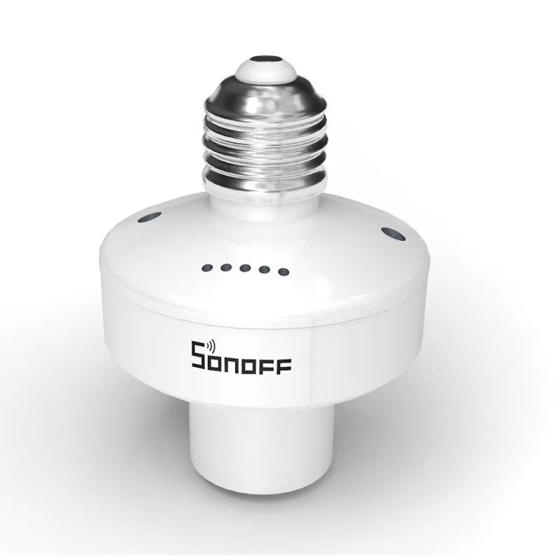 Смарт-выключатель Sonoff Slampher R2 RF 433 МГц управление через приложение E27 Wi-Fi |