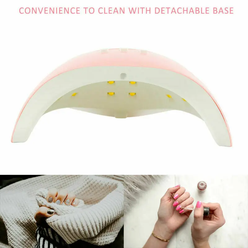 54 Вт Светодиодный УФ-светильник для сушки ногтей лампа отверждения гель-лака