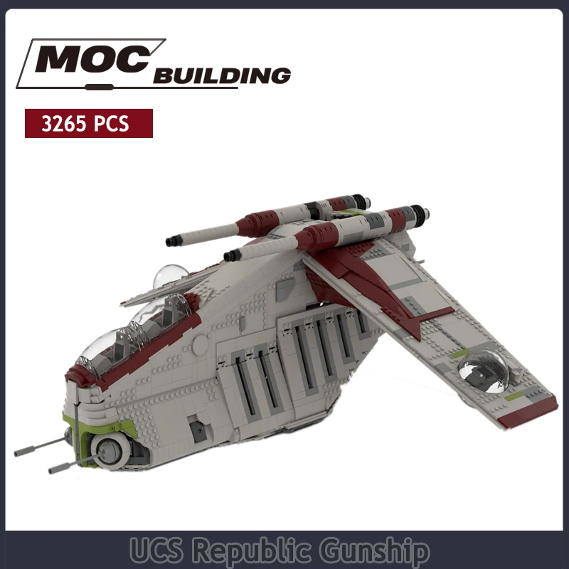 

Star Movie UCS Republic Clone Model Wars Gunship Star TIE Fighter Assembly MOC Building Block Bricks DIY Children's Toy Gift