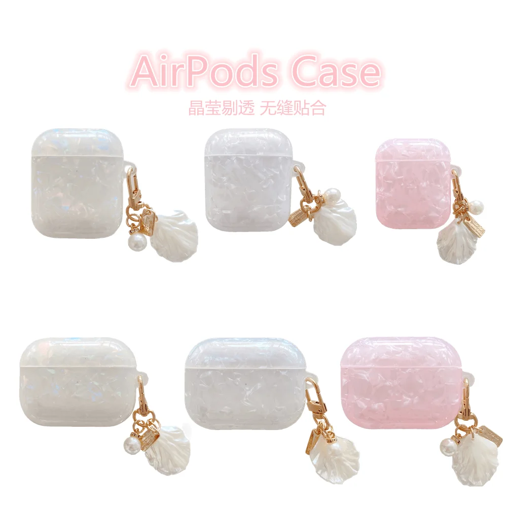 

Узор оболочки наушников со стразами чехол подходит для Airpods1/2/3 поколения Беспроводной Bluetooth Защитная крышка
