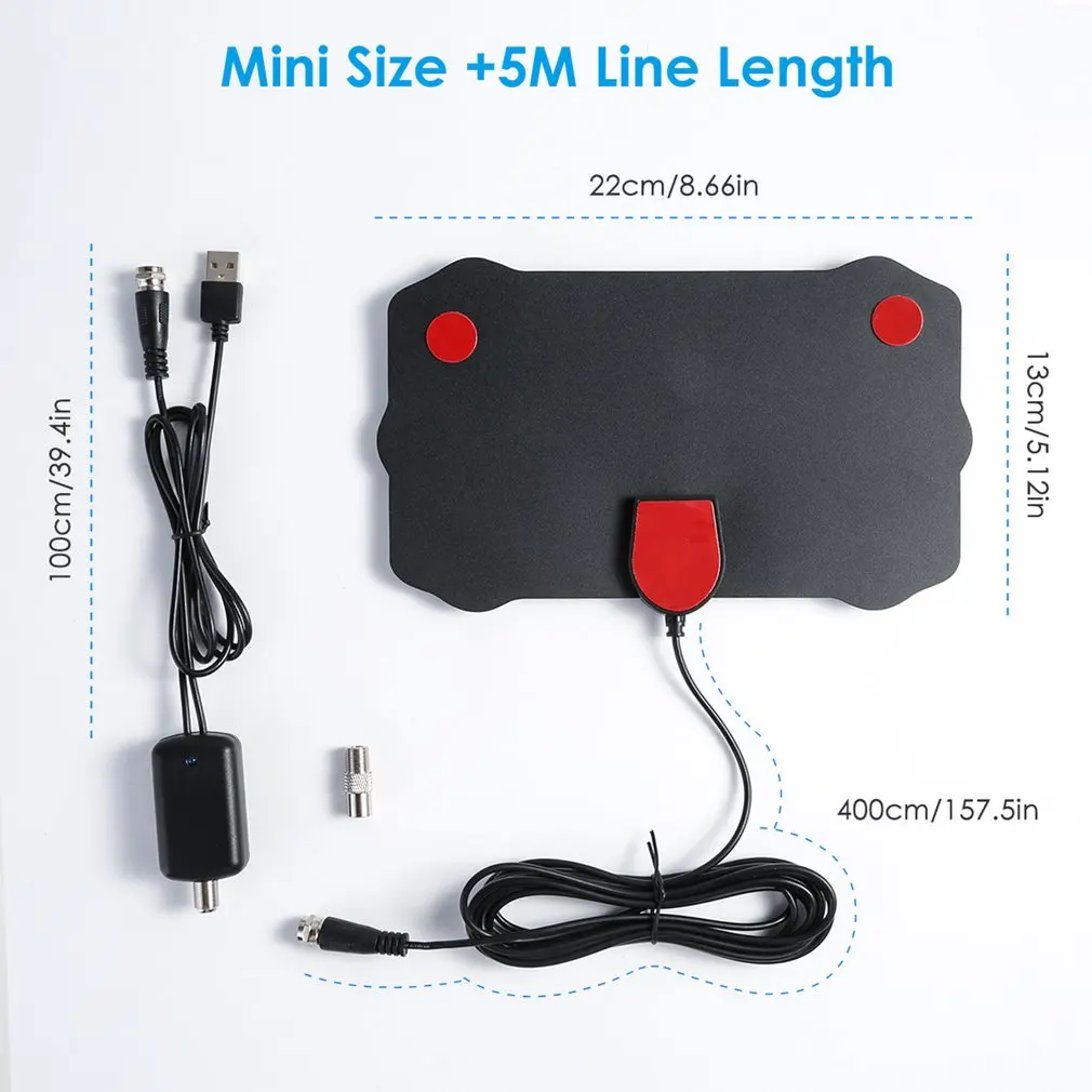 

indoor TV 1080P antenna HDTV receiving antenna ATSC dvb-t2 Wi-Fi 802.11 b/g/n antennas indoor for Android 5.1 system