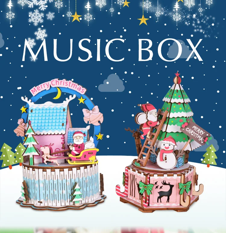 CUTEBEE Diy музыкальная шкатулка Кукольный дом Миниатюрный домик с деревянная мебель