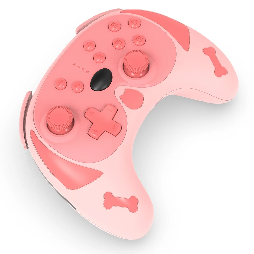 

Cute Dog Shaped Wireless Game Controller Support Wakeup Turbo Double Vibration Shock Joystick USB PC Game Controller for Ninendo