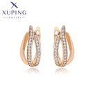 Xuping ювелирные изделия Новое поступление элегантные модные серьги золотого цвета для женщин подарок S00145782