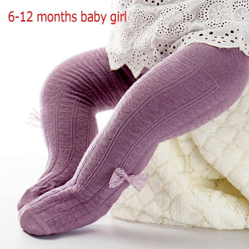 purple 6-12 M Мягкие штаны для новорожденных; хлопковые детские леггинсы с бантами; осенние повседневные штаны для маленьких девочек и мальчиков; брюки для малышей; одежда - Цвет: purple 6-12 M