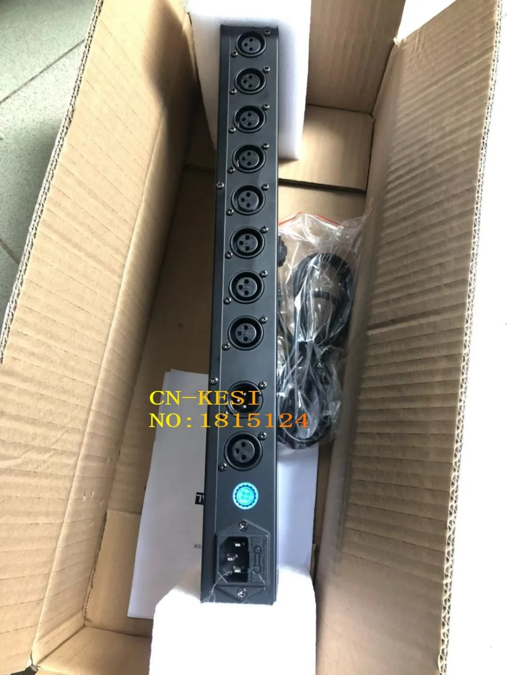 CN-KESI Hi-Q FL8 DMX сплиттер сигнала DMX512 сплиттер светильник разделитель усилителя сигнала 8 способ DMX Дистрибьютор для сценического оборудования