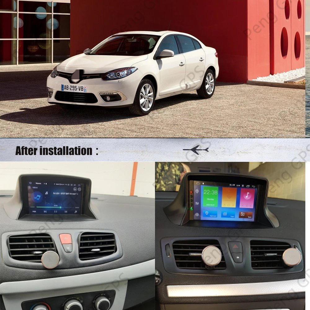 Для Renault Megane 3 Fluence Мультимедиа Android радио 2009 аудио автомобильный DVD плеер PX5 GPS