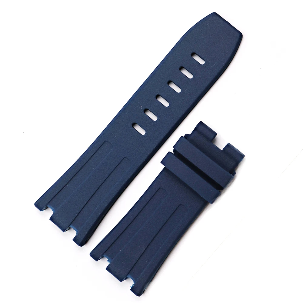 CARLYWET 28mm Wholesale Waterproof Silicone Rubber Replacement Wrist Watchband Strap Belt With Buckle For ROYAL OAK OFFSHORE