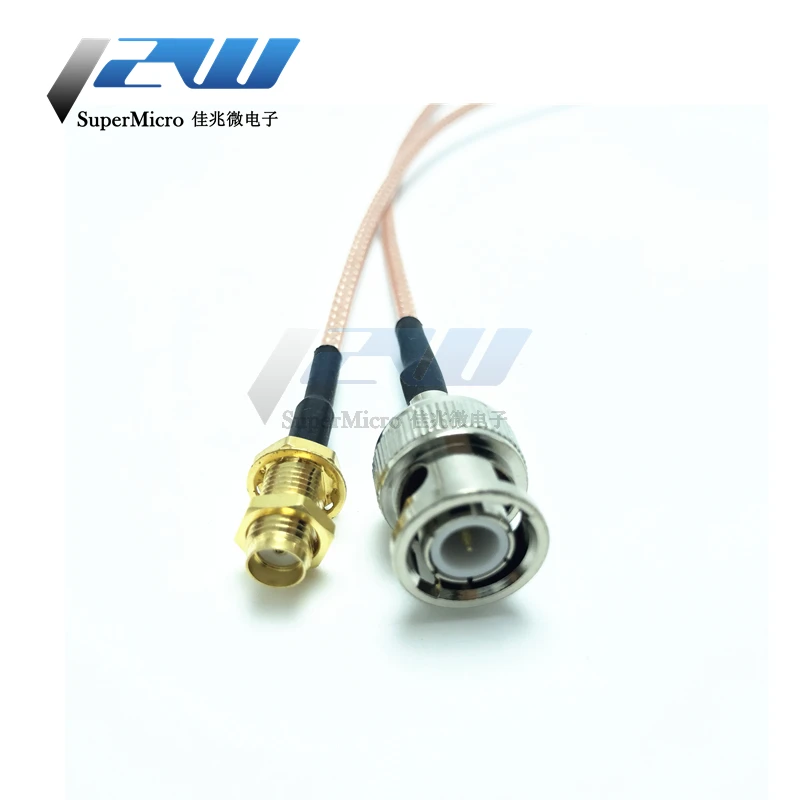 Кабель-переходник RG316 с разъемом BNC папа на гнездо SMA 15 см 20 30 50 1 м 3 шт. |