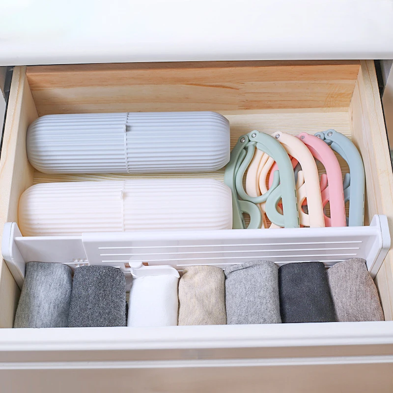 Plastic Adjustable Drawer Dividers Organiser Retractable Stretch Storage Partition Cabinet Board Household Divider | Дом и сад