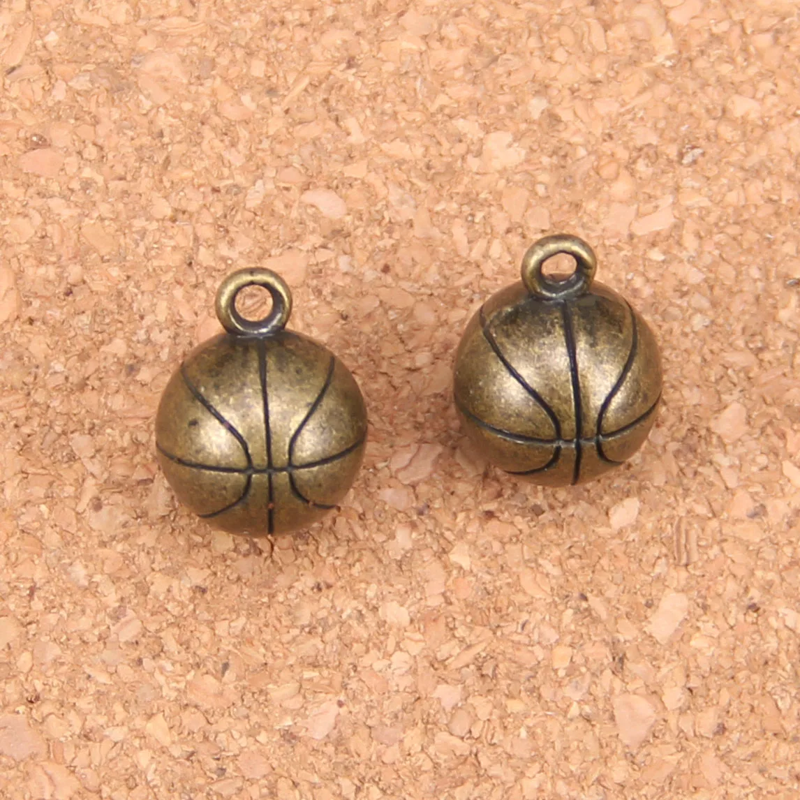 26 шт амулеты 3D Баскетбол 11 мм старинные подвески Винтажные Ювелирные изделия из