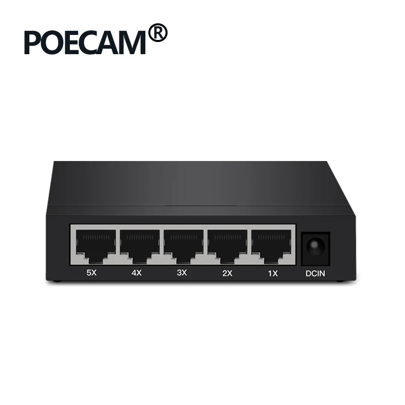 Мини 5 Порты и разъёмы 1000 Мбит/с гигабитный коммутатор poe сетевые коммутаторы