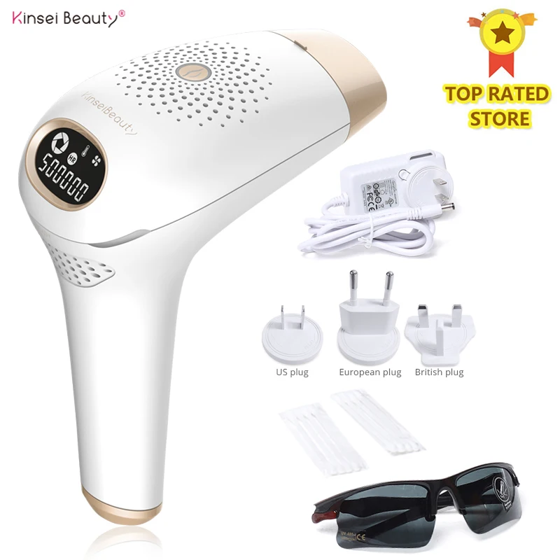 Kinseibeauty IPL эпилятор устройства для удаления волос Перманентная система удаления волос для лица и тела безболезненный IPL эпилятор для женщин и мужчин