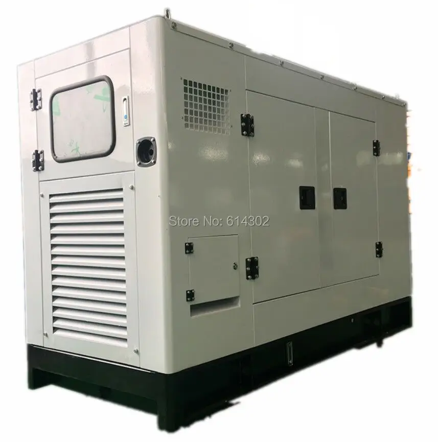 3-фазный бесшумный дизельный генератор weichai Ricardo 150kw187.5kw с щетчатым генератором