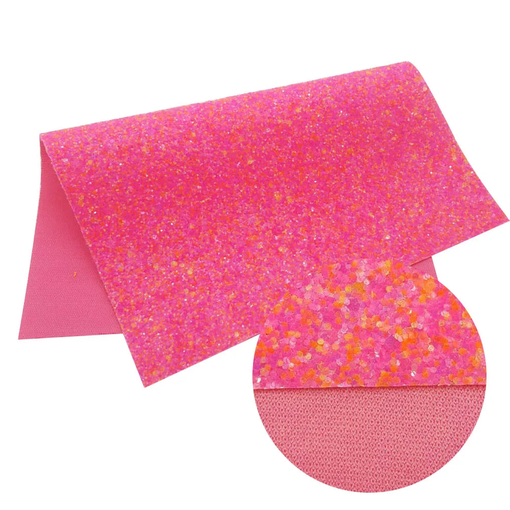 multicolor 5 22*30 см блестящие туфли-лодочки на устойчивом Ткань Неоновый золото A4 Искусственная кожа листы Sequin синтетические Hairbow ткань, аксессуары для DIY синтетическая кожа - Цвет: multicolor 5