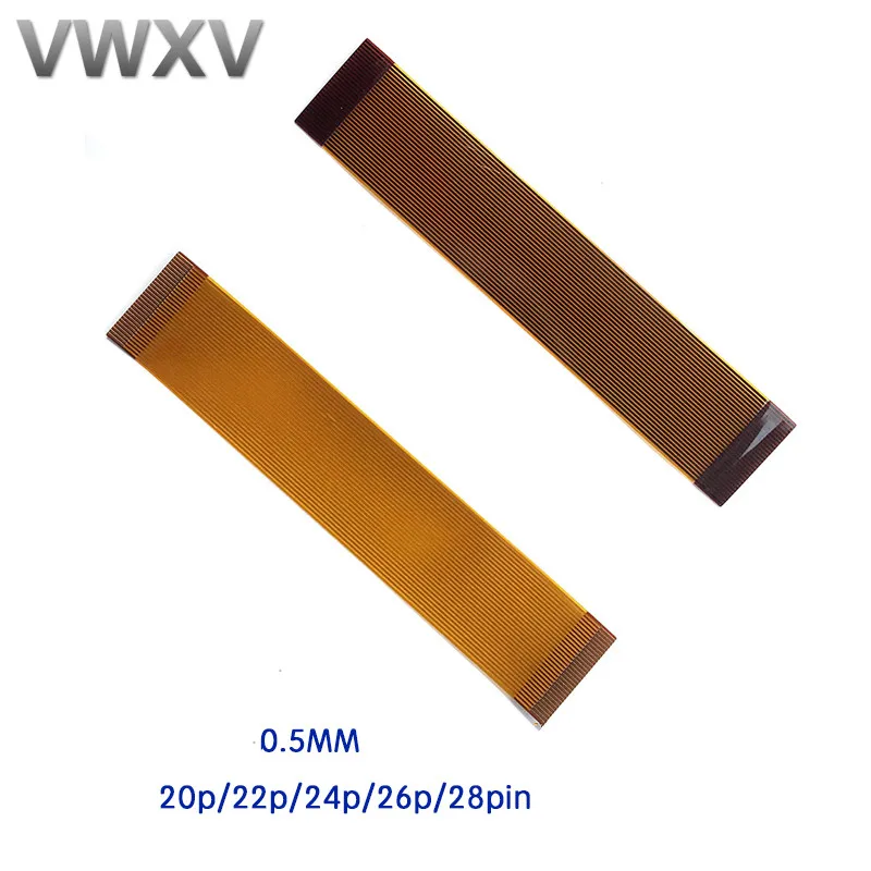 Гибкий плоский кабель FPC 0 5 мм гибкий штекер с позолоченным разъемом 2 шт. |